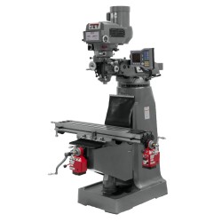 JET 690197 JTM-4VS-1 9" X 49" VARIABLE SPEED VERTICAL MILLING MACHINE WITH X AND Y-AXIS POWER FEEDS